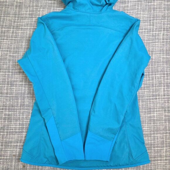 Patagonia Levitation Windbreaker Hooded Jacket Aqua Blue Women's S - Picture 12 of 15